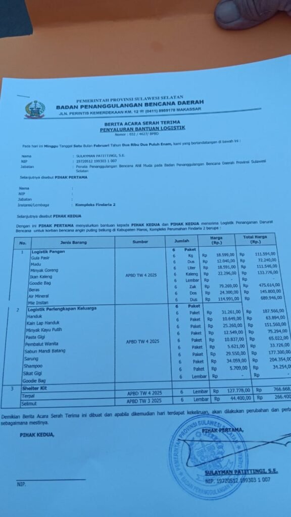 IMG-20260201-WA0044-576x1024 Angin Kencang Menerjang Beberapa Rumah Di Perumahan Findaria Mas 2 Moncongloe.